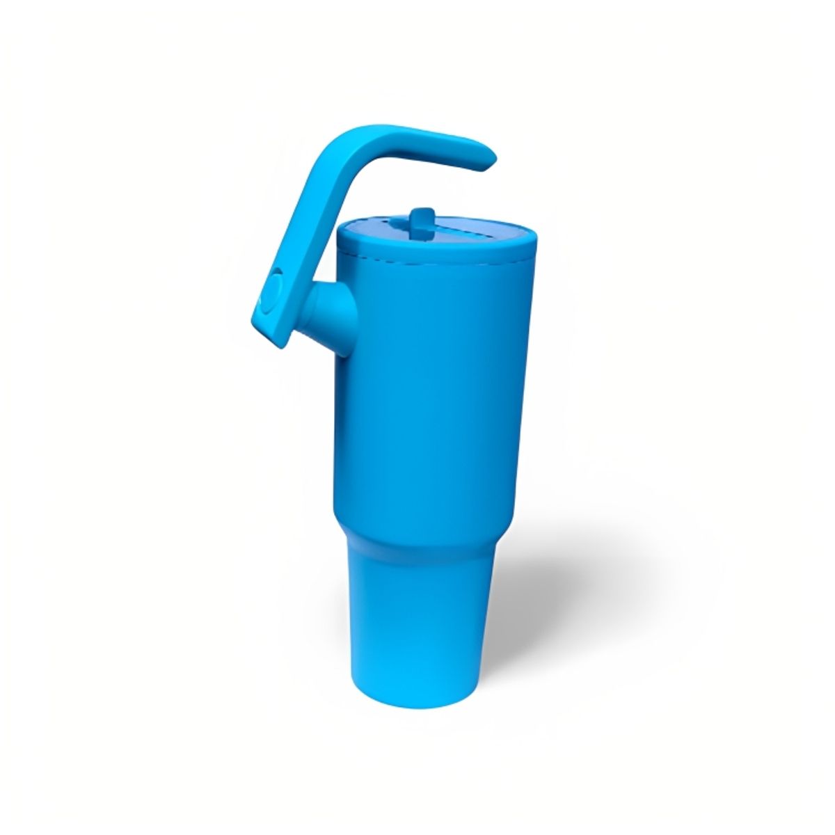 GENERICO - Termo Tomatodo de Acero Inoxidable 1200 ml con Asa Giratoria Tapa Hermética Transparente