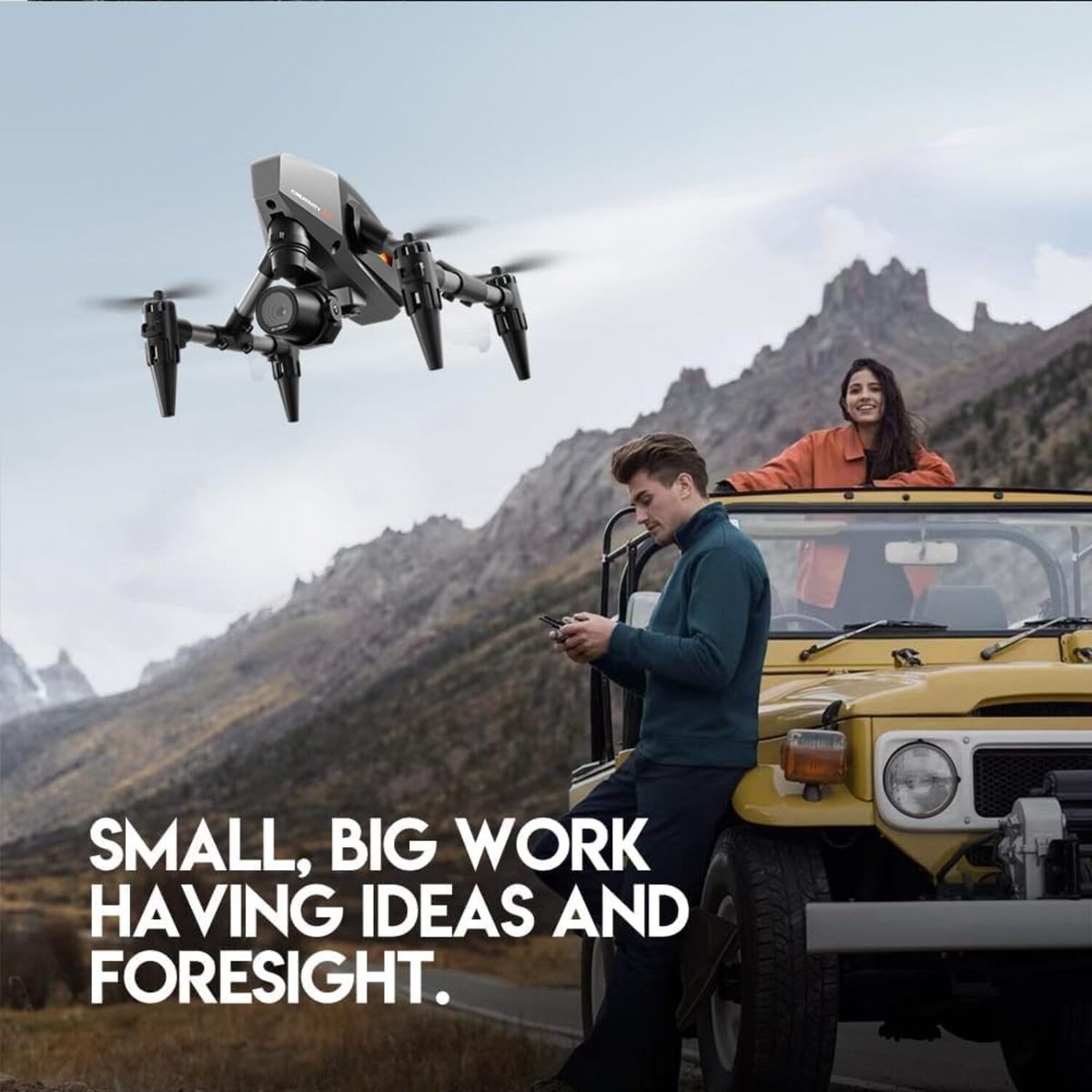 GENERICO - Mini Dron Semi Profesional Portatil XD1 Camara HD