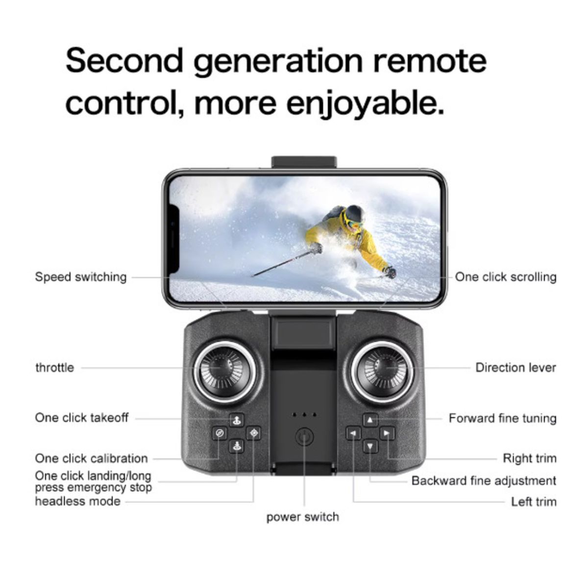 GENERICO - MINI DRON XD1 PRO CON DUAL CAMARA