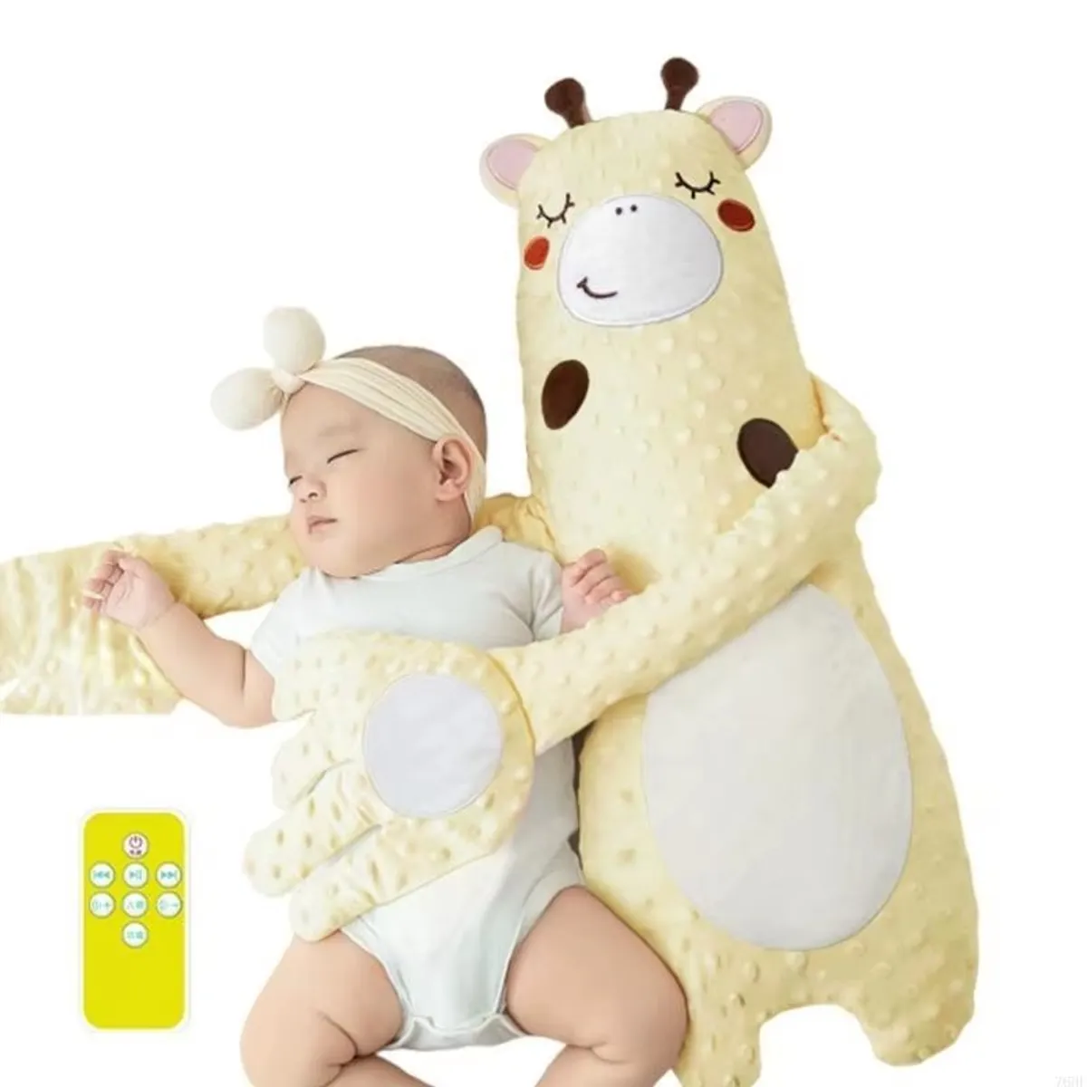 GENERICO - Peluche Arrullador para Bebés Apego Abrazable con Palmada Calmante