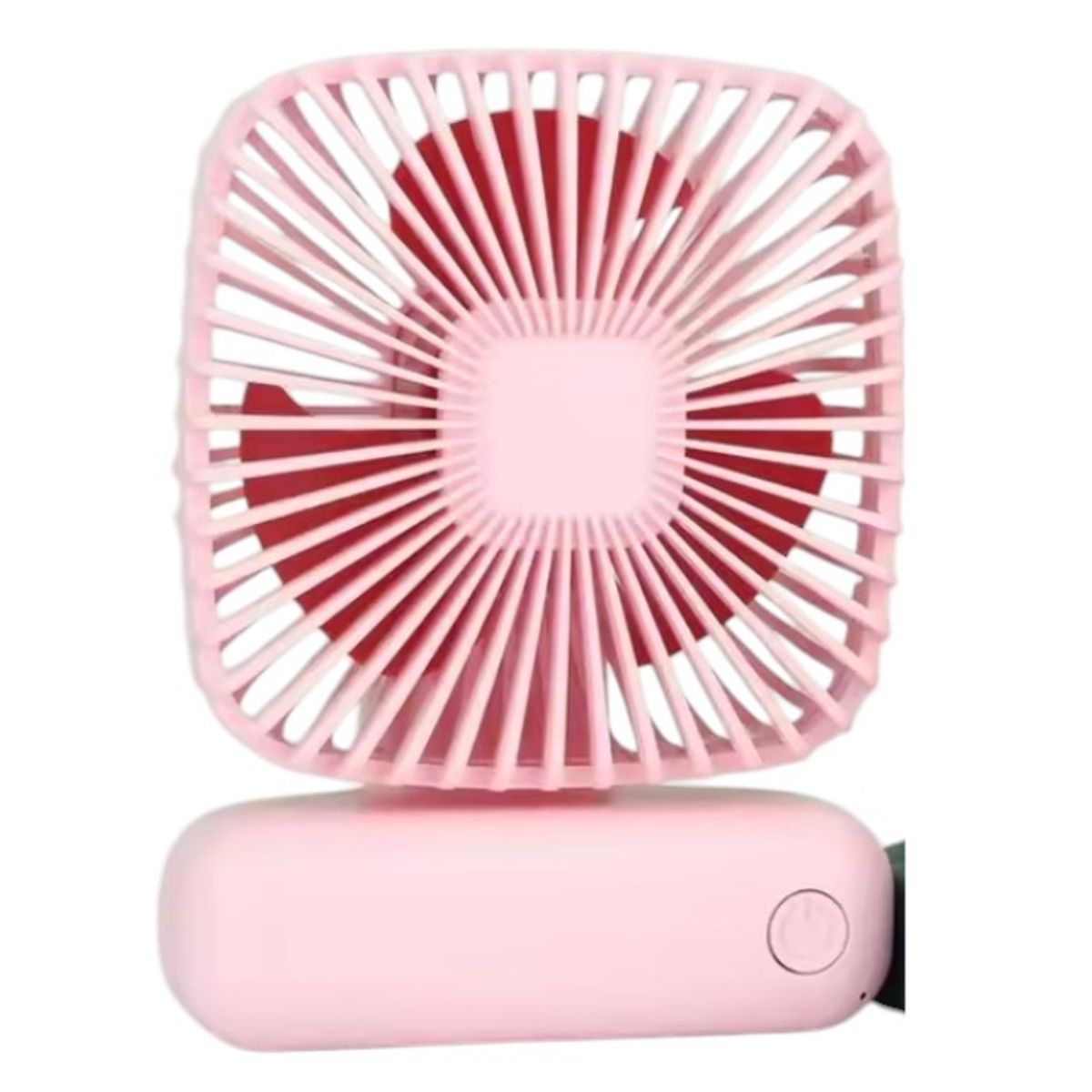 GENERICO - Mini Ventilador Portátil – Frescura con Estilo con 3 Velocidades Recargables Color Rosado