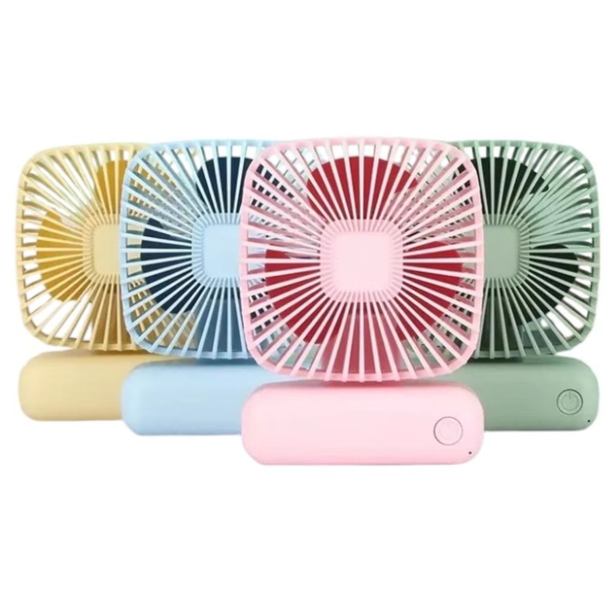 GENERICO - Mini Ventilador Portátil – Frescura con Estilo con 3 Velocidades Recargables Color Rosado