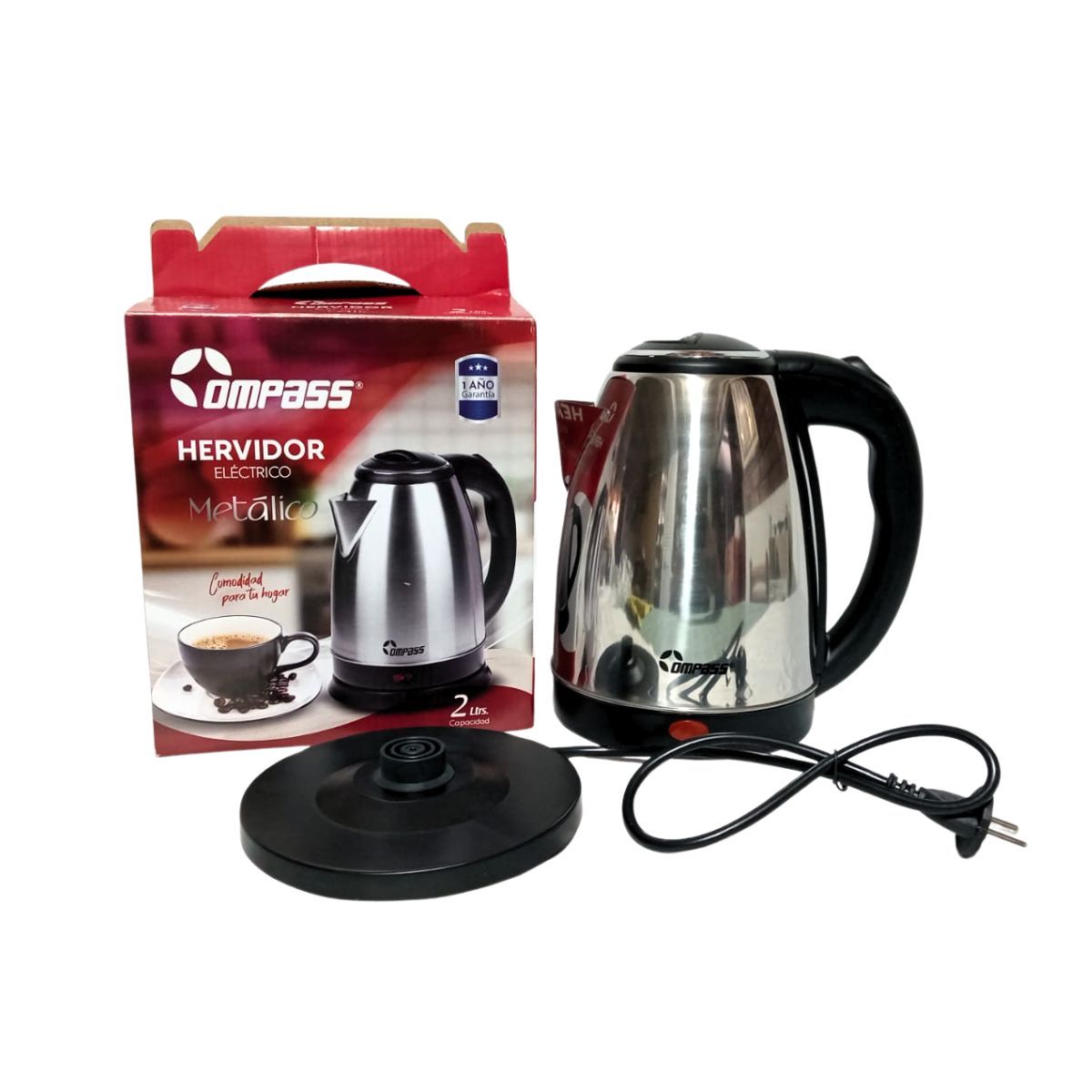 GENERICO - Hervidor Eléctrico - 2 Litros de Capacidad
