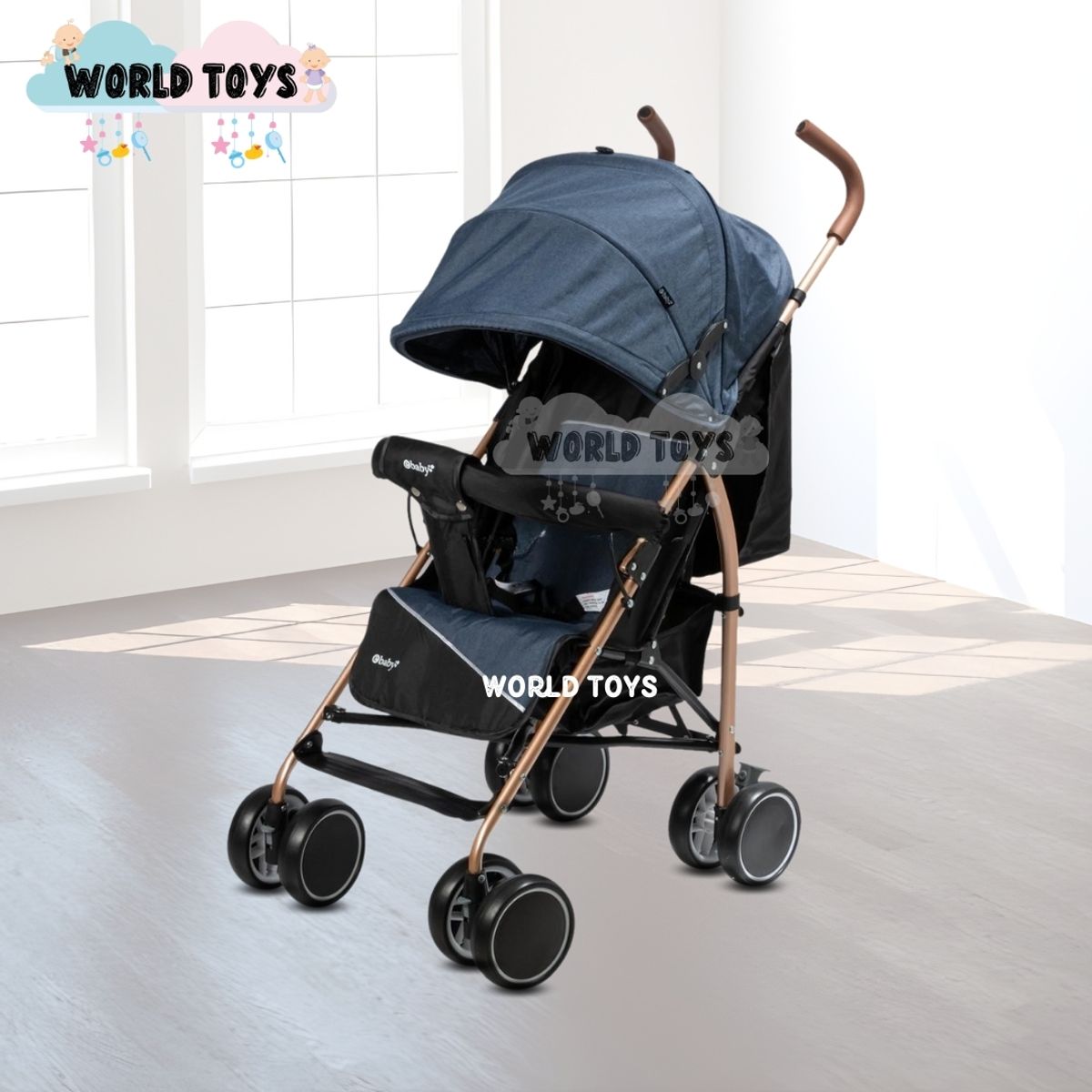 BABY - Coche Bastón «VINNIE» Edición Especial Blue