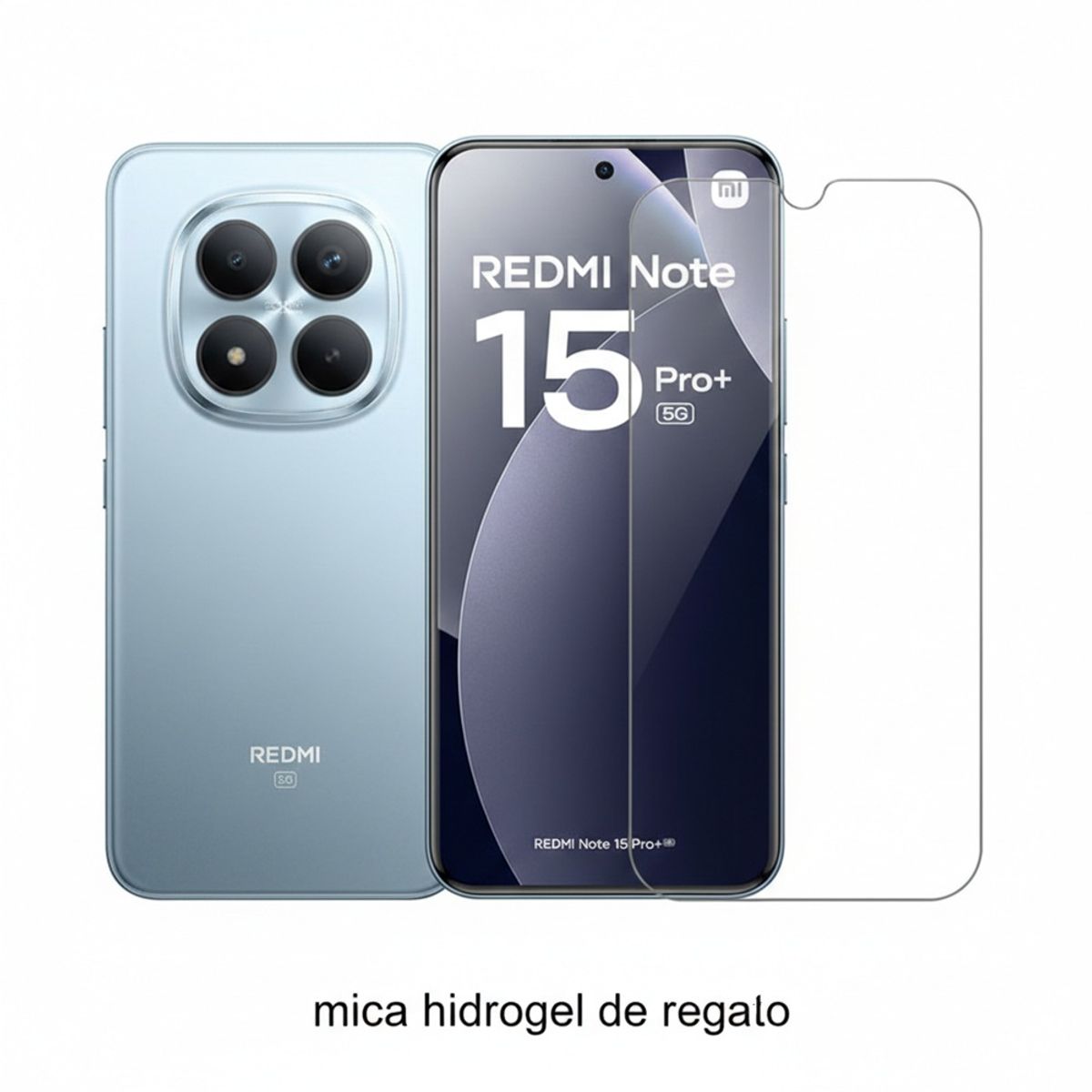 XIAOMI - REDMI NOTE 15 PRO PLUS 5G 12GB RAM 512GB ROM GLACIER BLUE REGISTRADO