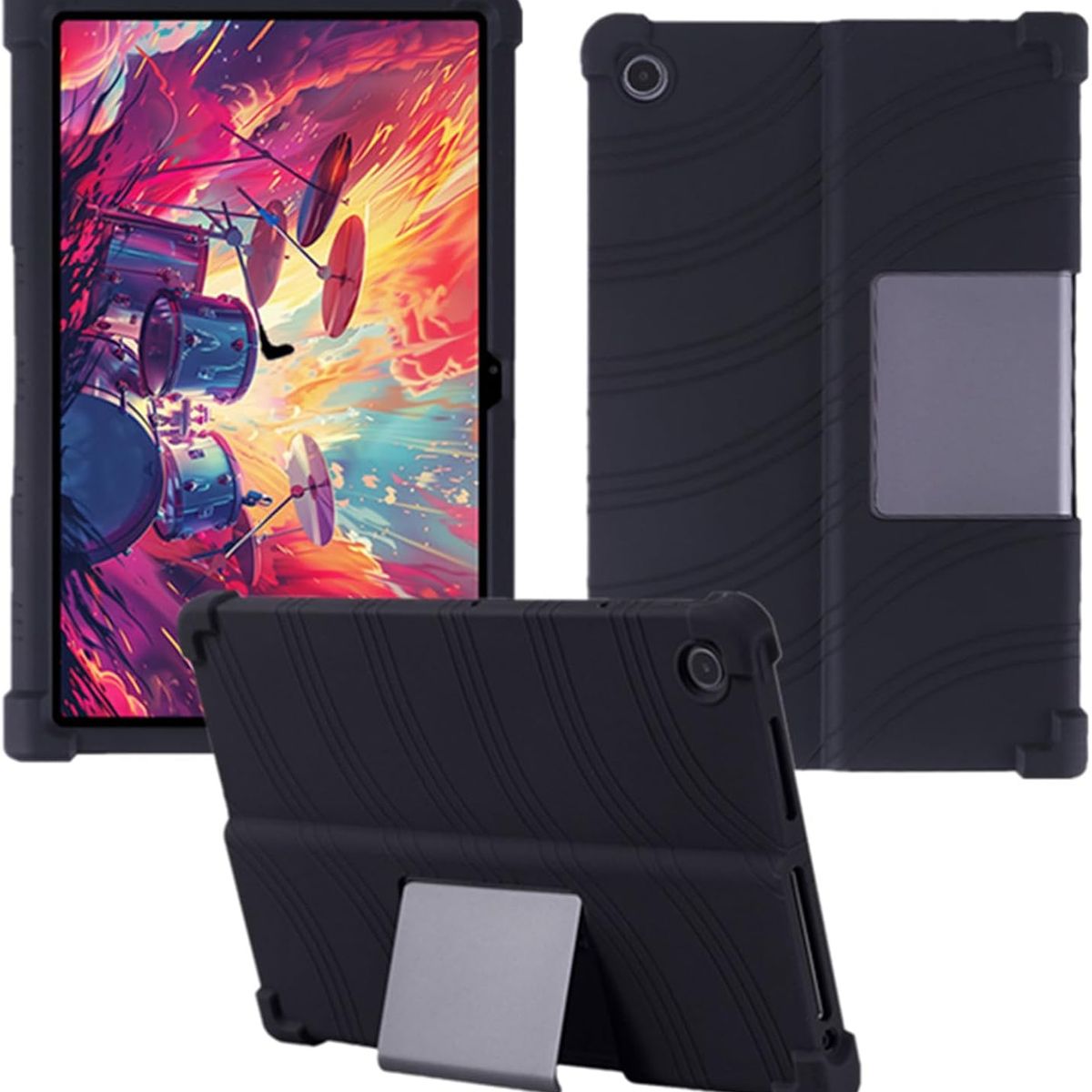 FUNDAANTIGOLPES - Funda de Silicona para Tablet Lenovo TAB PLUS 11,5" 2024 TB351FU NEGRO