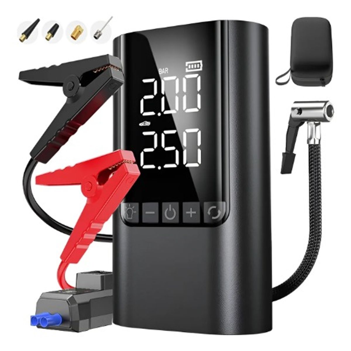 OEM - Arrancador De Batería 10000mah Con Inflador 150 Psi Y Power