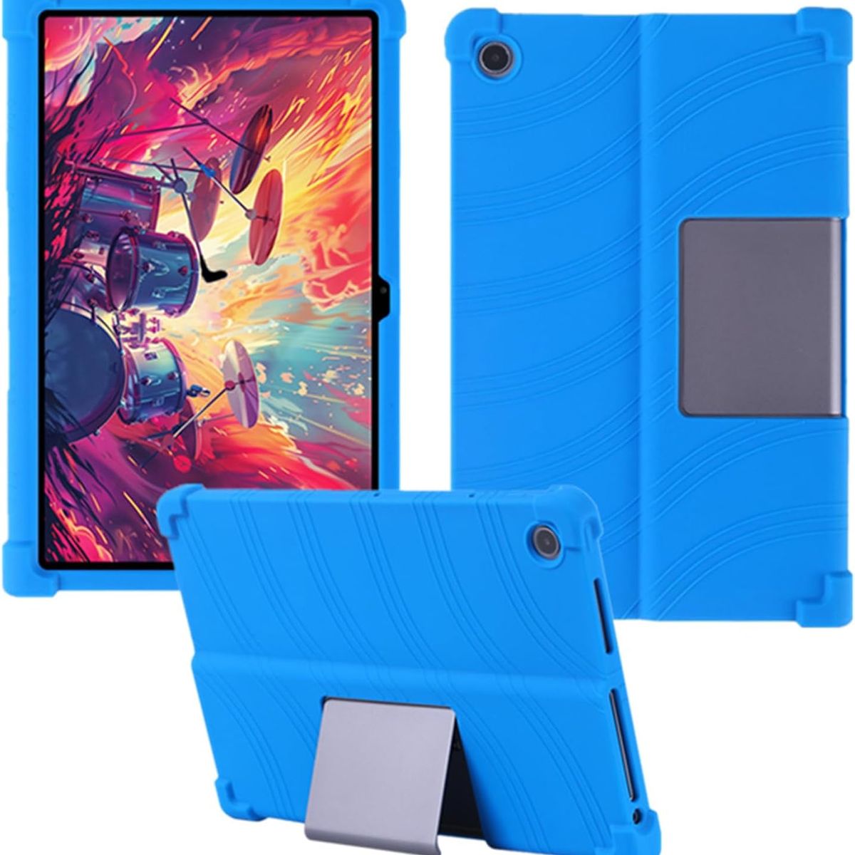 FUNDAANTIGOLPES - Funda de Silicona para Tablet Lenovo TAB PLUS 11,5" 2024 TB351FU AZUL