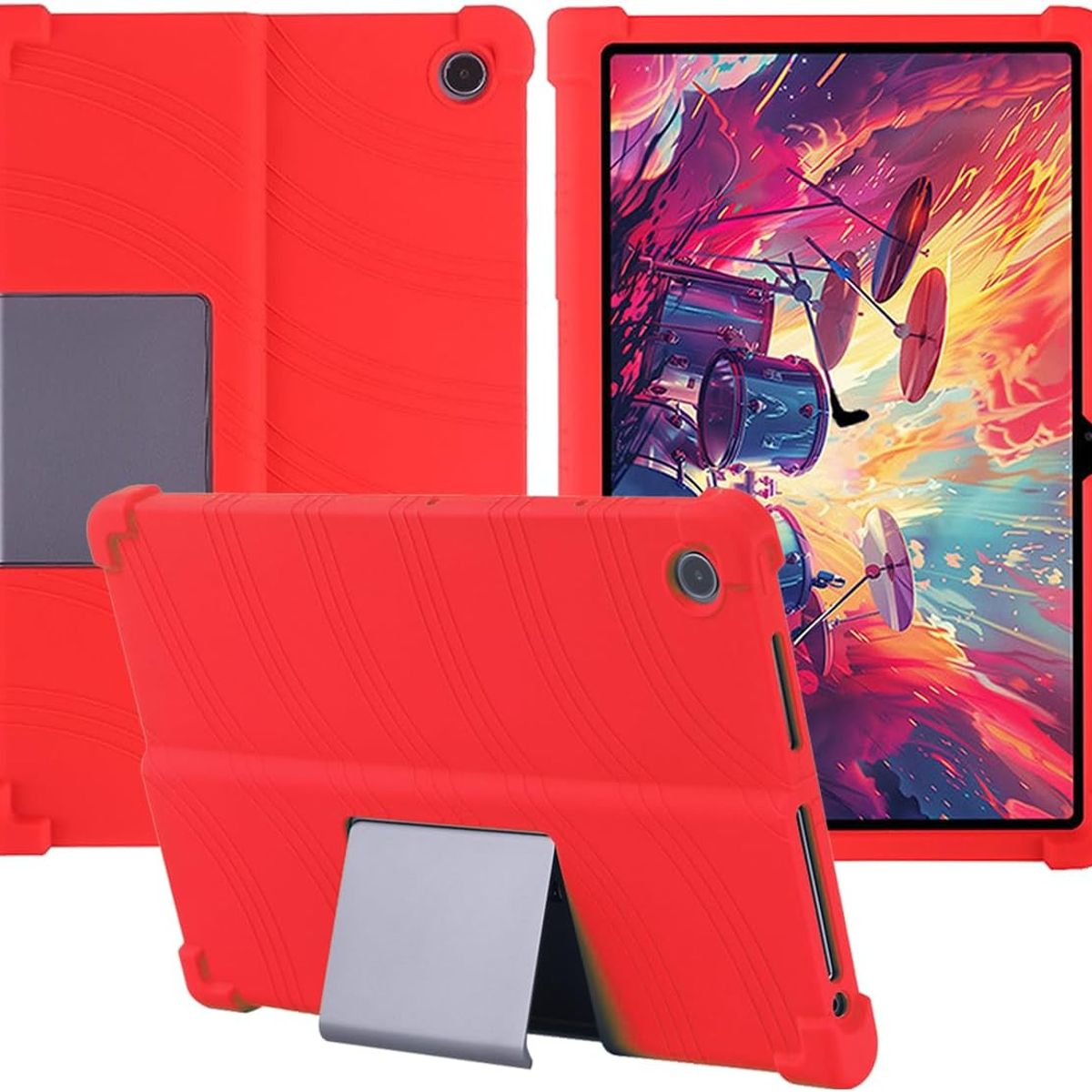 FUNDAANTIGOLPES - Funda de Silicona para Tablet Lenovo TAB PLUS 11,5" 2024 TB351FU FUCSIA