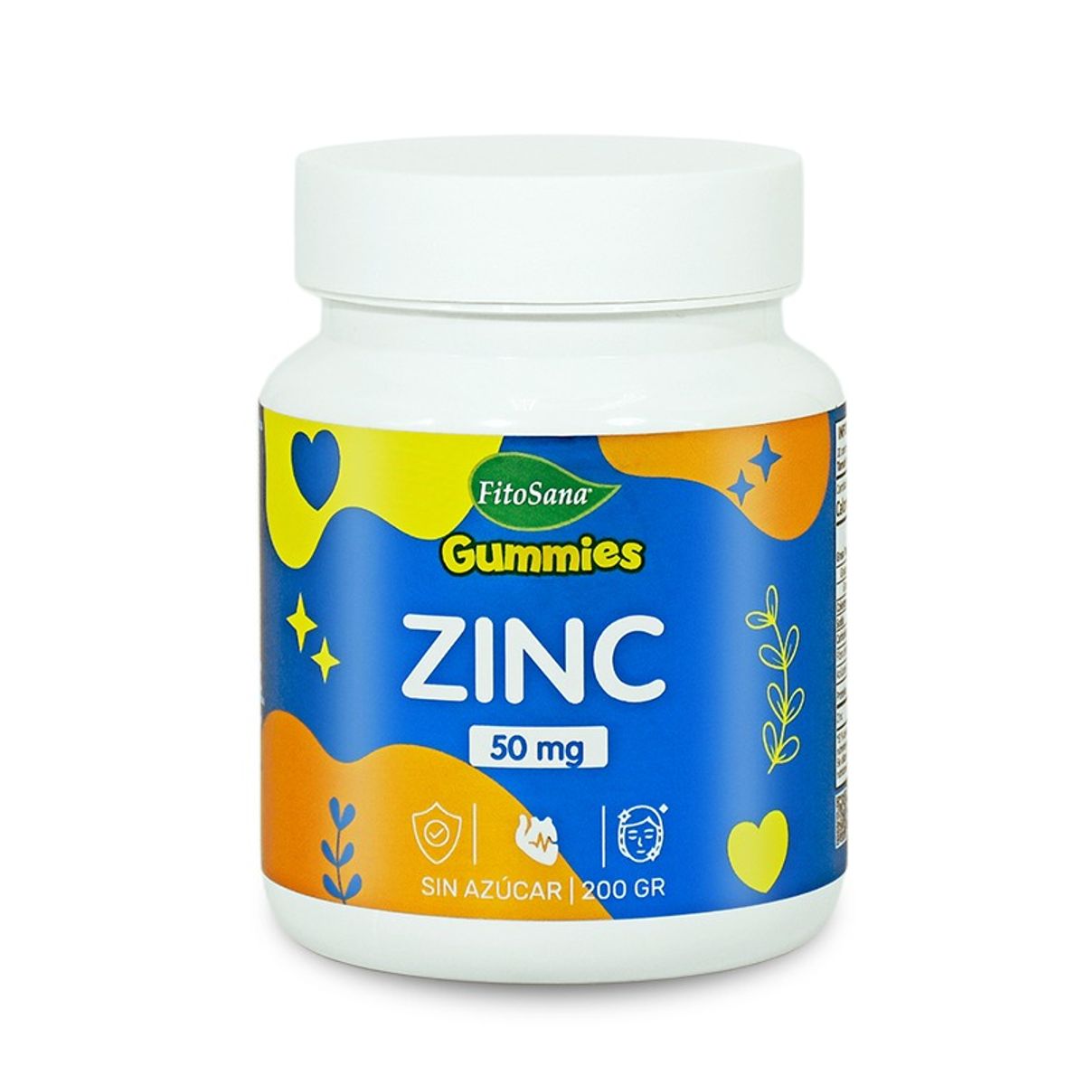 FITOSANA - GUMMIES ZINC 50 MG FITOSANA - GOMITAS FUNCIONALES CON ZINC SABOR A COLA NEGRA 200G
