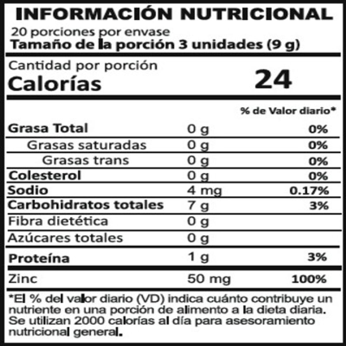 FITOSANA - GUMMIES ZINC 50 MG FITOSANA - GOMITAS FUNCIONALES CON ZINC SABOR A COLA NEGRA 200G