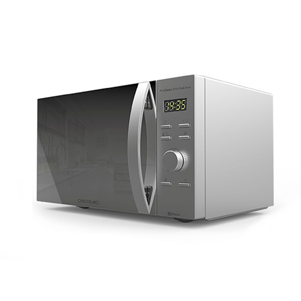 CECOTEC - Microondas 30l Con Grill ProClean 9110 Full Inox