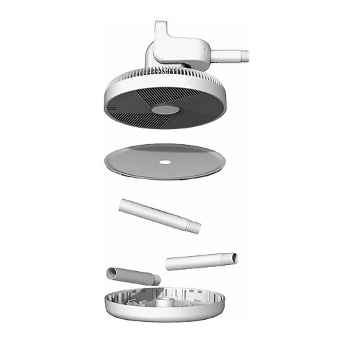 CECOTEC - Ventilador De Pie A Batería EnergySilence 2600 Sunflower Portable