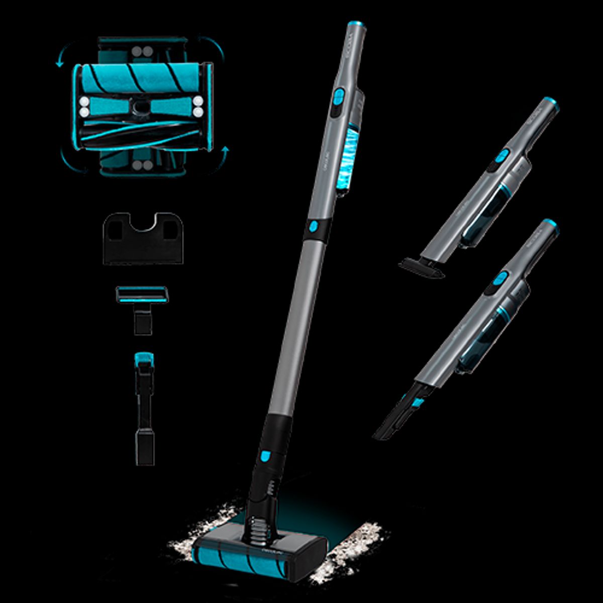 CECOTEC - Aspirador Escoba Sin Cables Sin Bolsa Scoba 2100 Twice