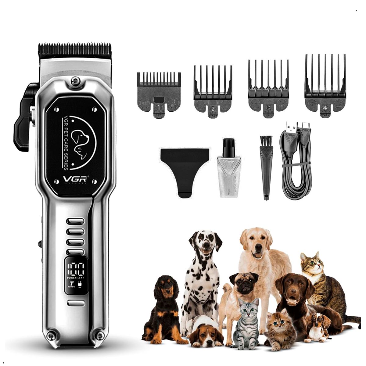 Maquina VGR V-201 de Corte Pelo Mascota Inalambrico, marca GENERICO - Foto Principal