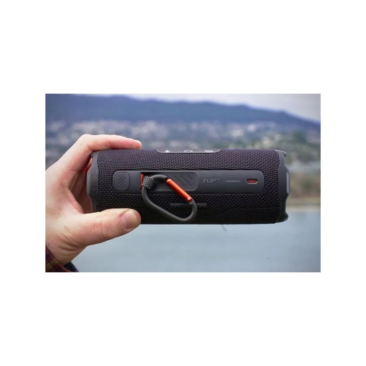 JBL - JBL Flip 7 Portable Waterproof Bluetooth Speaker - NEGRO