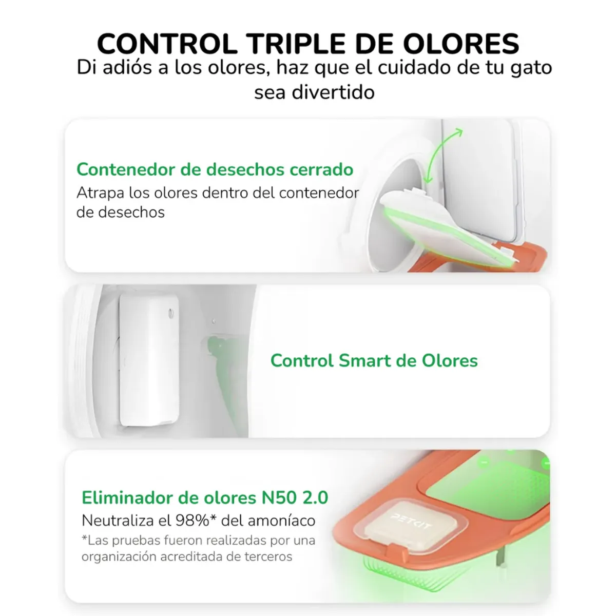 PETKIT - Arenero Automático PETKIT PuraMax 2 Premium – Pack Completo con Accesorios