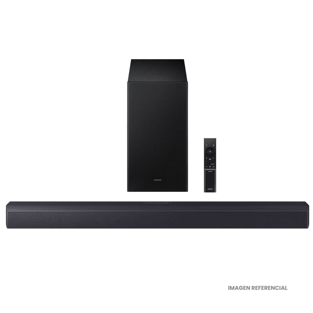 SAMSUNG - Soundbar Samsung 2.1 Ch 300W con Subwoofer Inalámbrico - HW-B450F