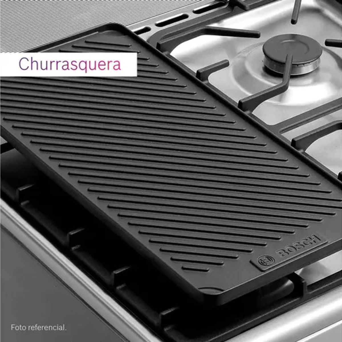 BOSCH - Plancha Grill BOSCH Hierro Fundido 48x22
