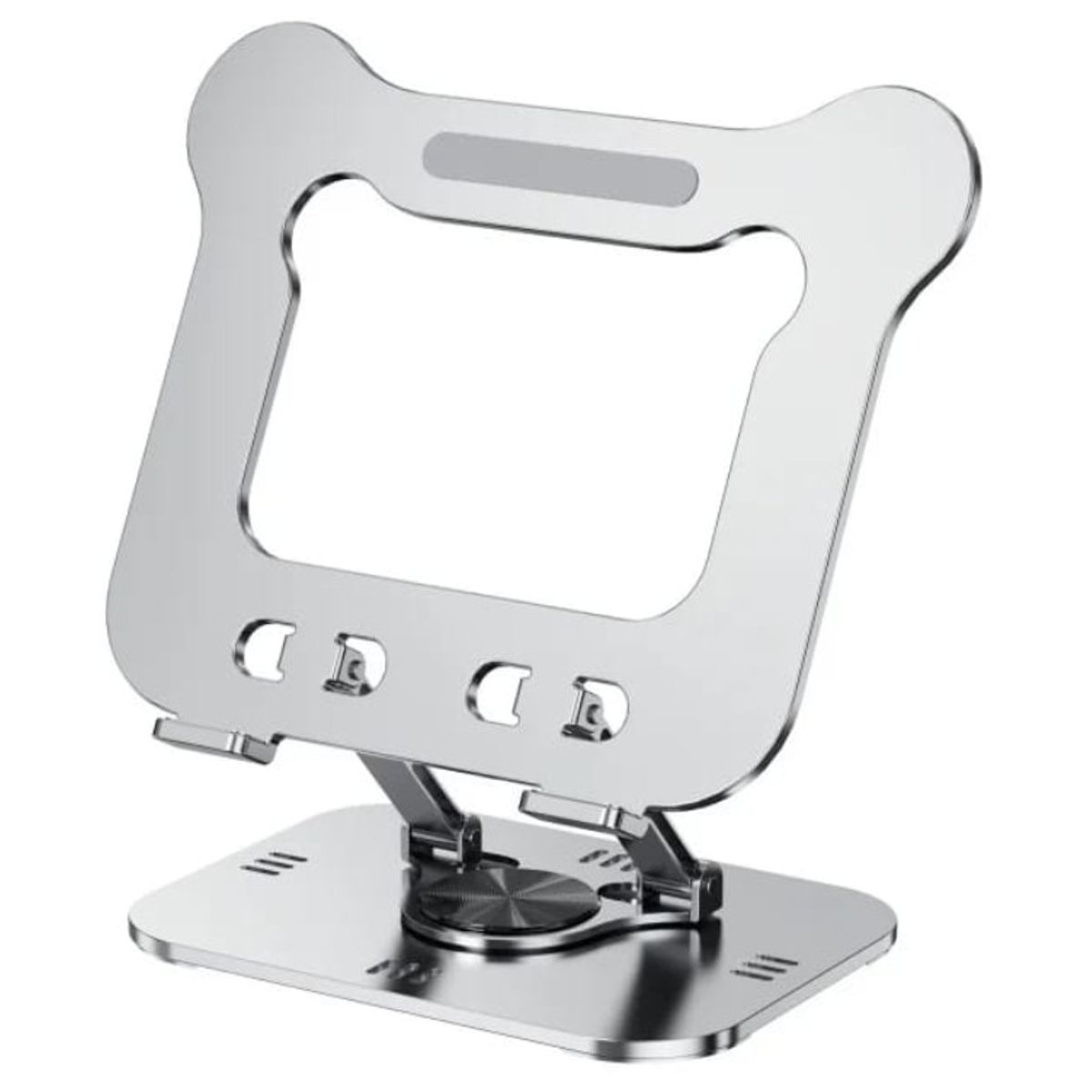 GENERICO - Soporte para laptop giratorio 360° de acero de carbono