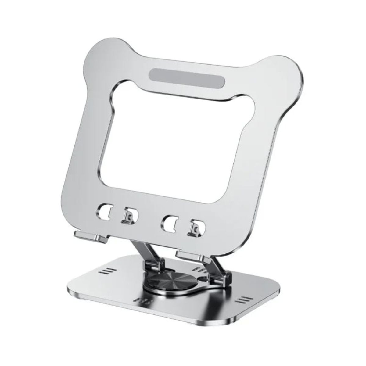 GENERICO - Soporte para laptop giratorio 360° de acero de carbono