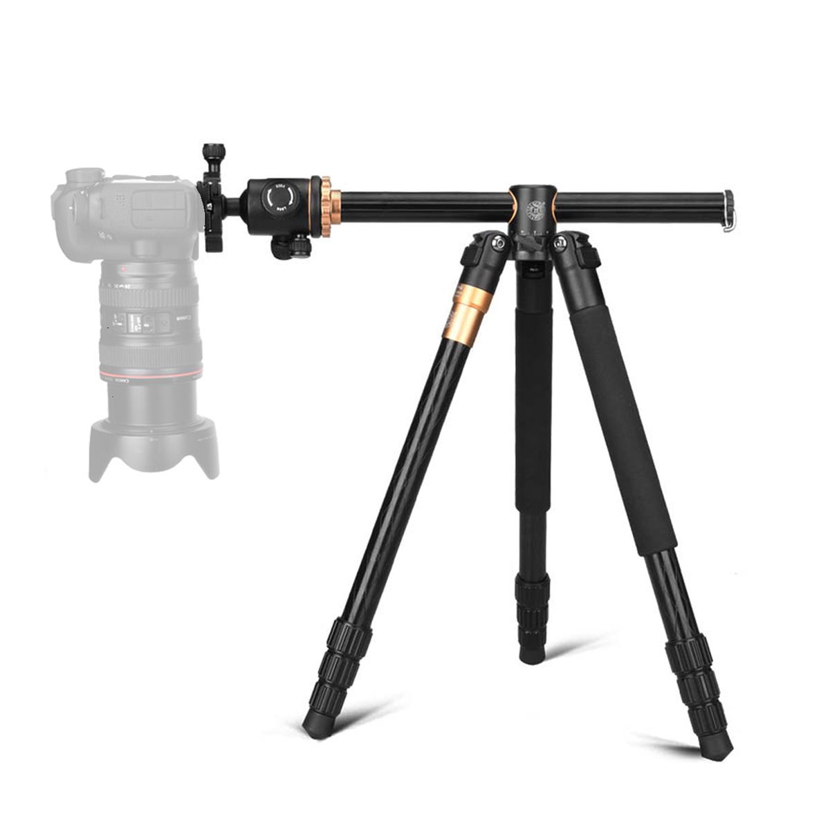 GENERICO - Trípode Q999h Horizontal 360° Beike Cenital Canon Nikon Sony 8kg