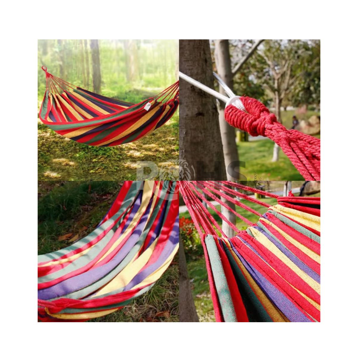 OEM - Hamaca Ideal Para el Aire Libre Jardín o llevar de Campamento y Paseos