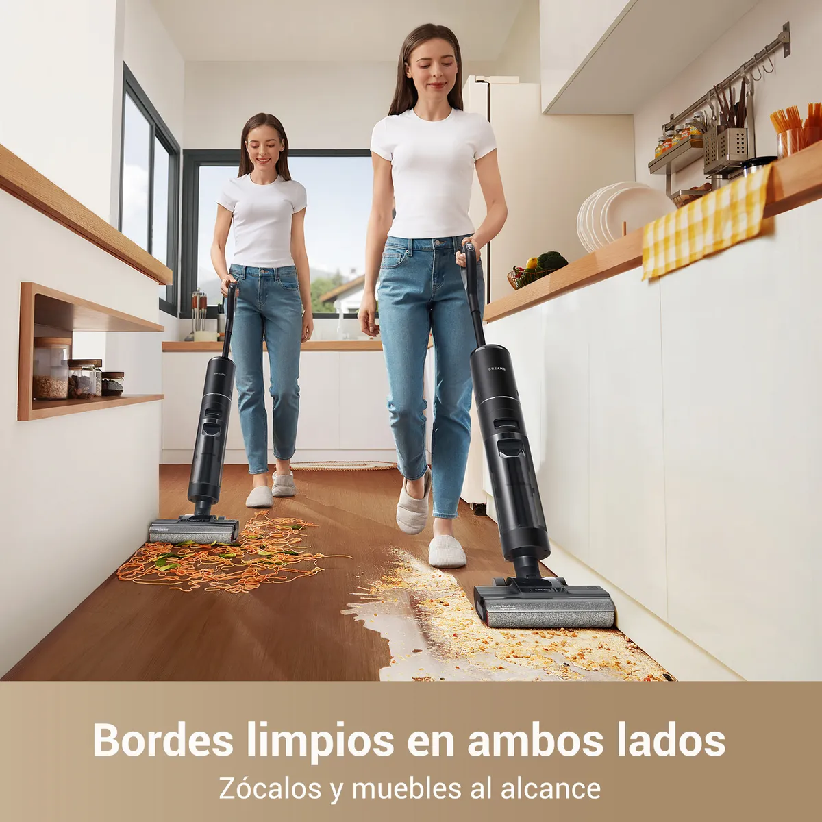 DREAME - Dreame Aspirador en Seco Y Húmedo G10 Pro Limpieza De Borde A Borde