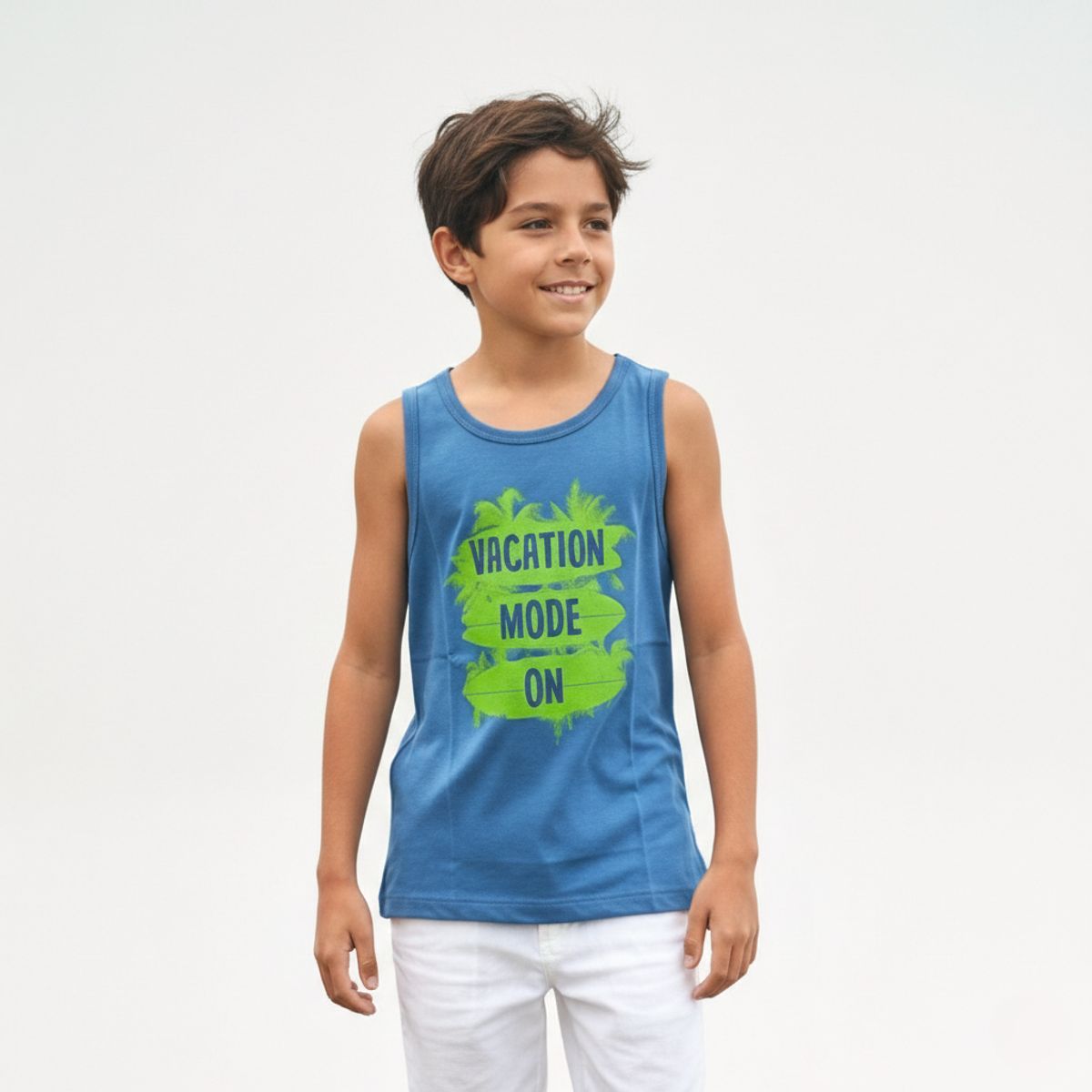LE PETIT COMPANY - Polo Manga Cero Bividi Niño Algodón Vacation Mode Azul - ANG Kidz