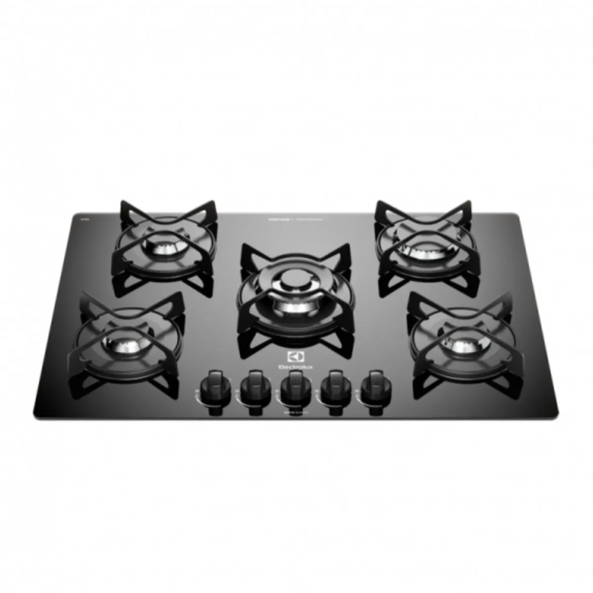 ELECTROLUX - Cocina Empotrable ETGZ30T0EPUB Electrolux 75 cm a Gas Vidrio Templado Negro