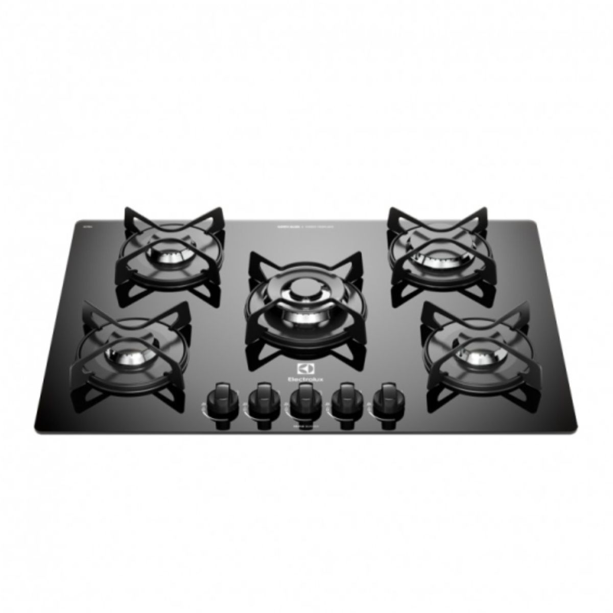 ELECTROLUX - Cocina Empotrable ETGZ30T0EPUB Electrolux 75 cm a Gas Vidrio Templado Negro