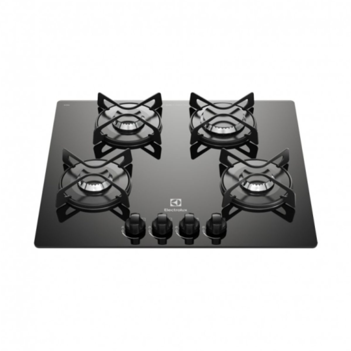ELECTROLUX - Cocina Empotrable a Gas Electrolux ETGZ24F0EPUB 60 cm con 4 Hornillas y Vidrio Templado Negro