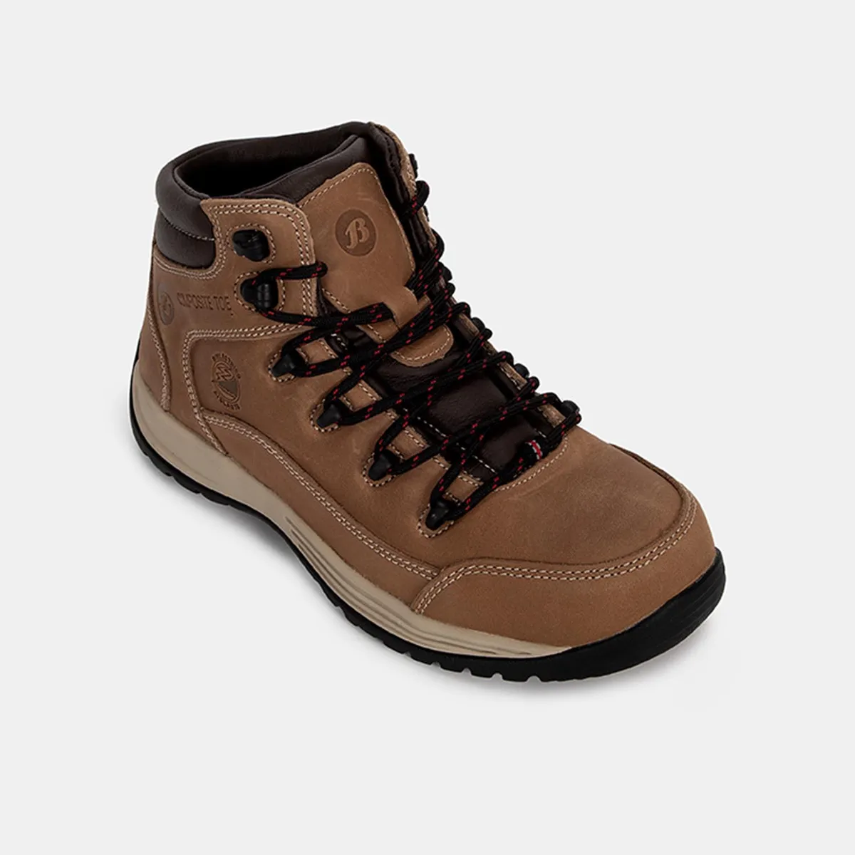 Bata - Botines de Seguridad Industrial Punta Cuero Café