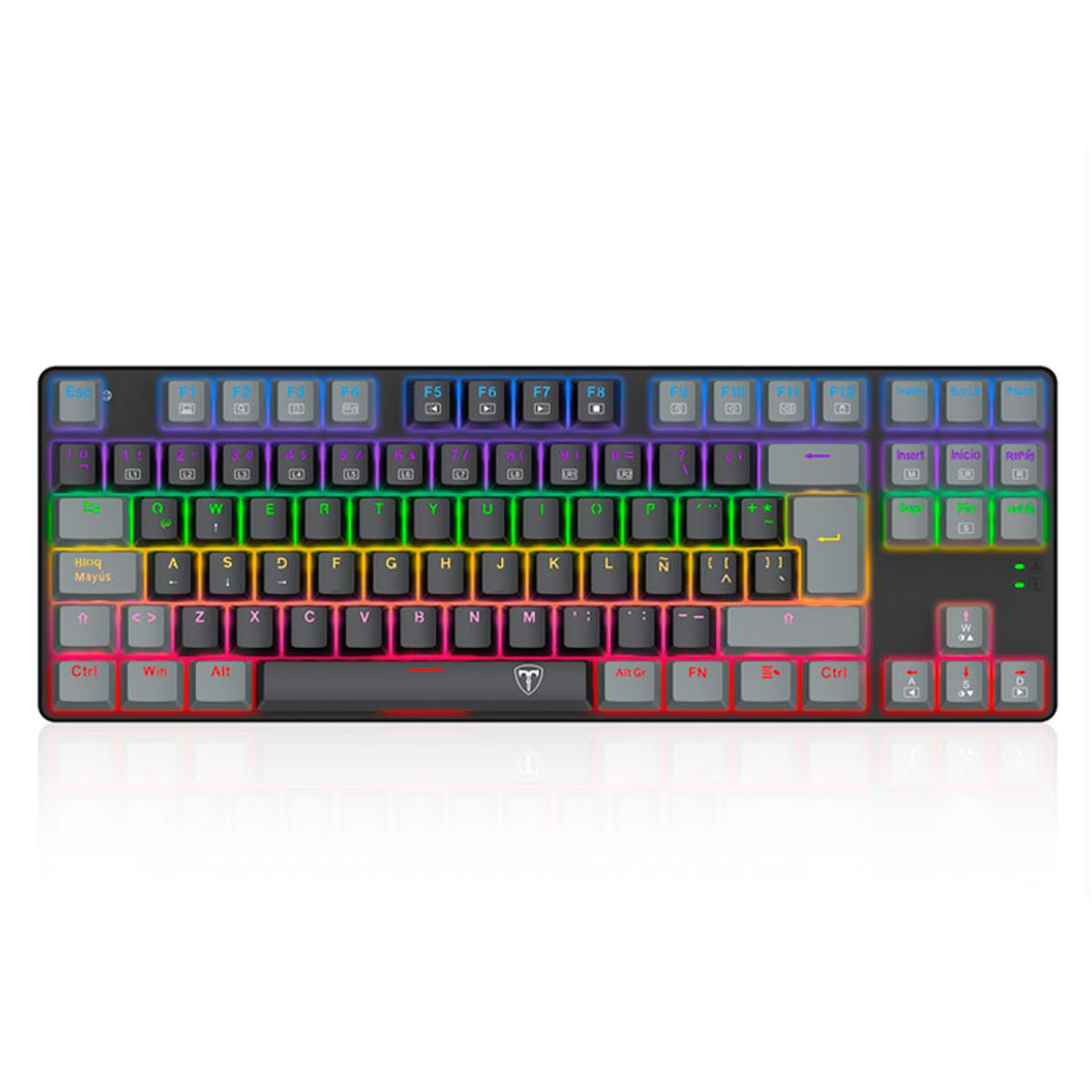T-DAGGER - Teclado Mecánico T-Dagger BORA LITE Red NegroGris T-TGK313BG-LIT