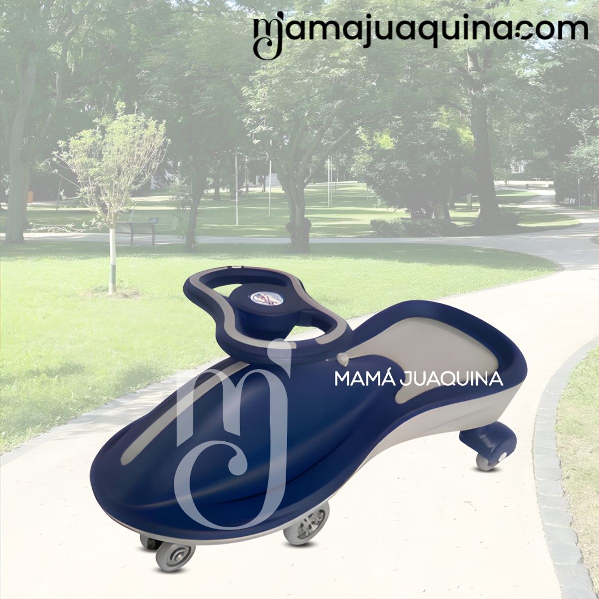 BABY - Correpasillo Twist Car «RODDOS» Dark Blue & Grey