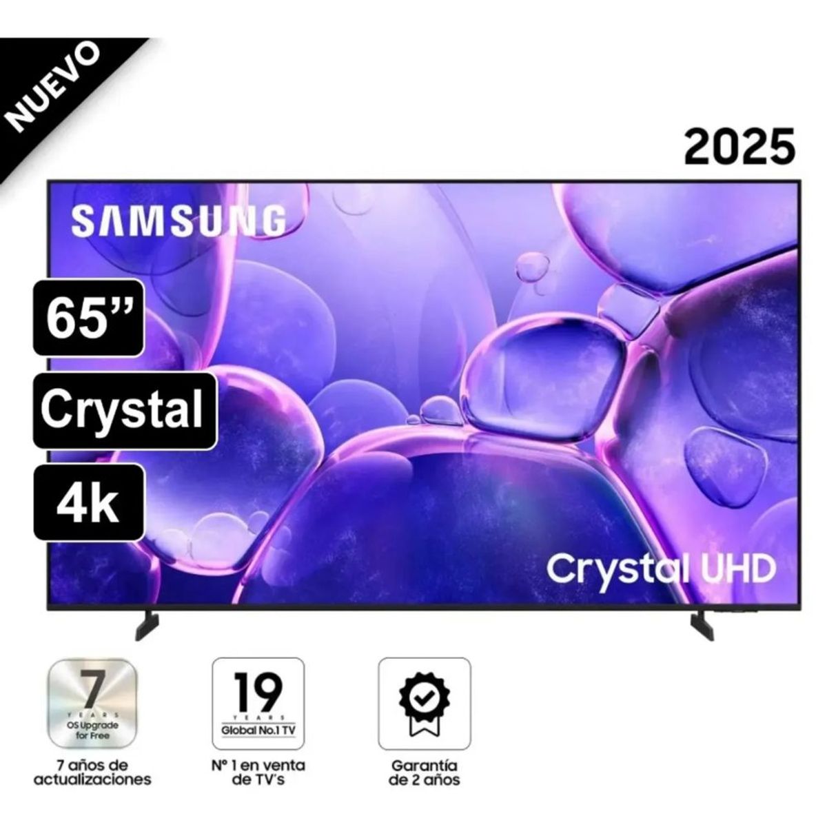 SAMSUNG - Televisor Samsung 65 Crystal UHD 4K UN65U8000FGXPE + Soundbar HW-B450F