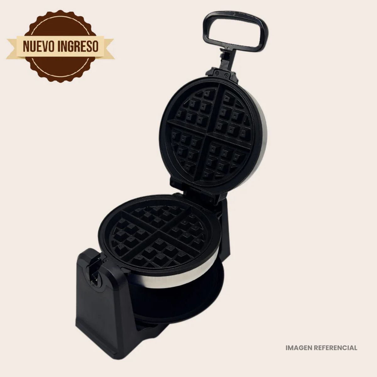 FINEZZA - Waflera Eléctrica Finezza 750W con Antiadherente - FZ-822WF