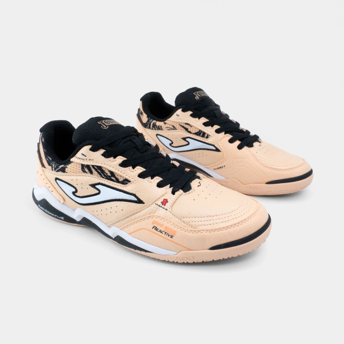 JOMA - Zapatillas Futbol Sala FS Reactive 2608 IN Beige Negro