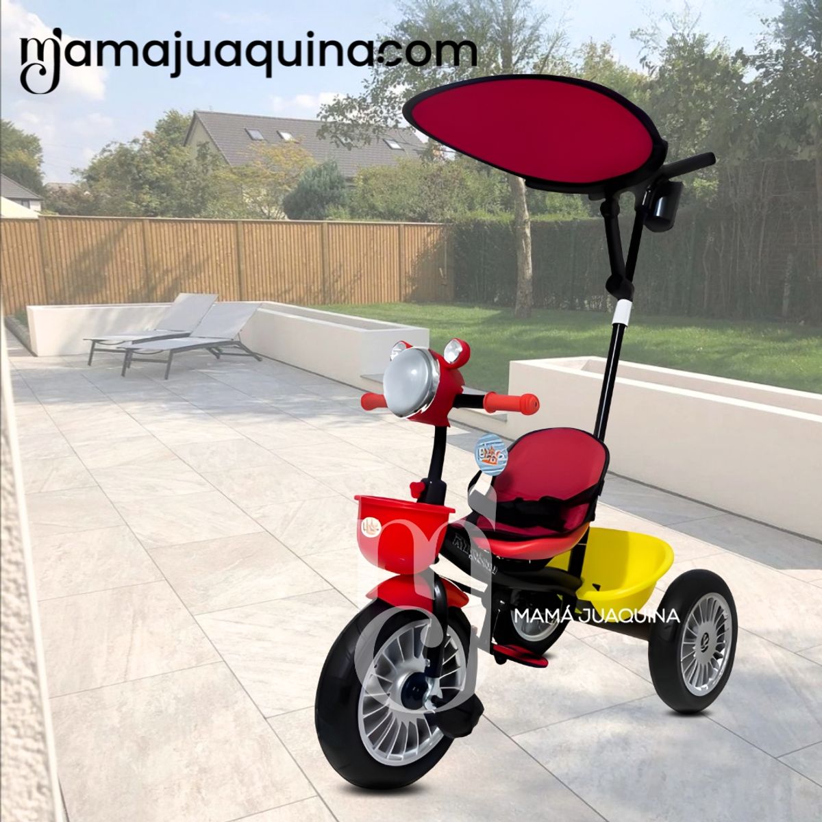 BABY - Triciclo con Guiador « JANUCK » Edición Especial Red