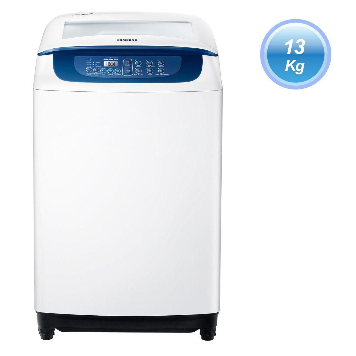 SAMSUNG - Samsung Lavadora 13 kg WA13F5L2UDW1PE Blanco