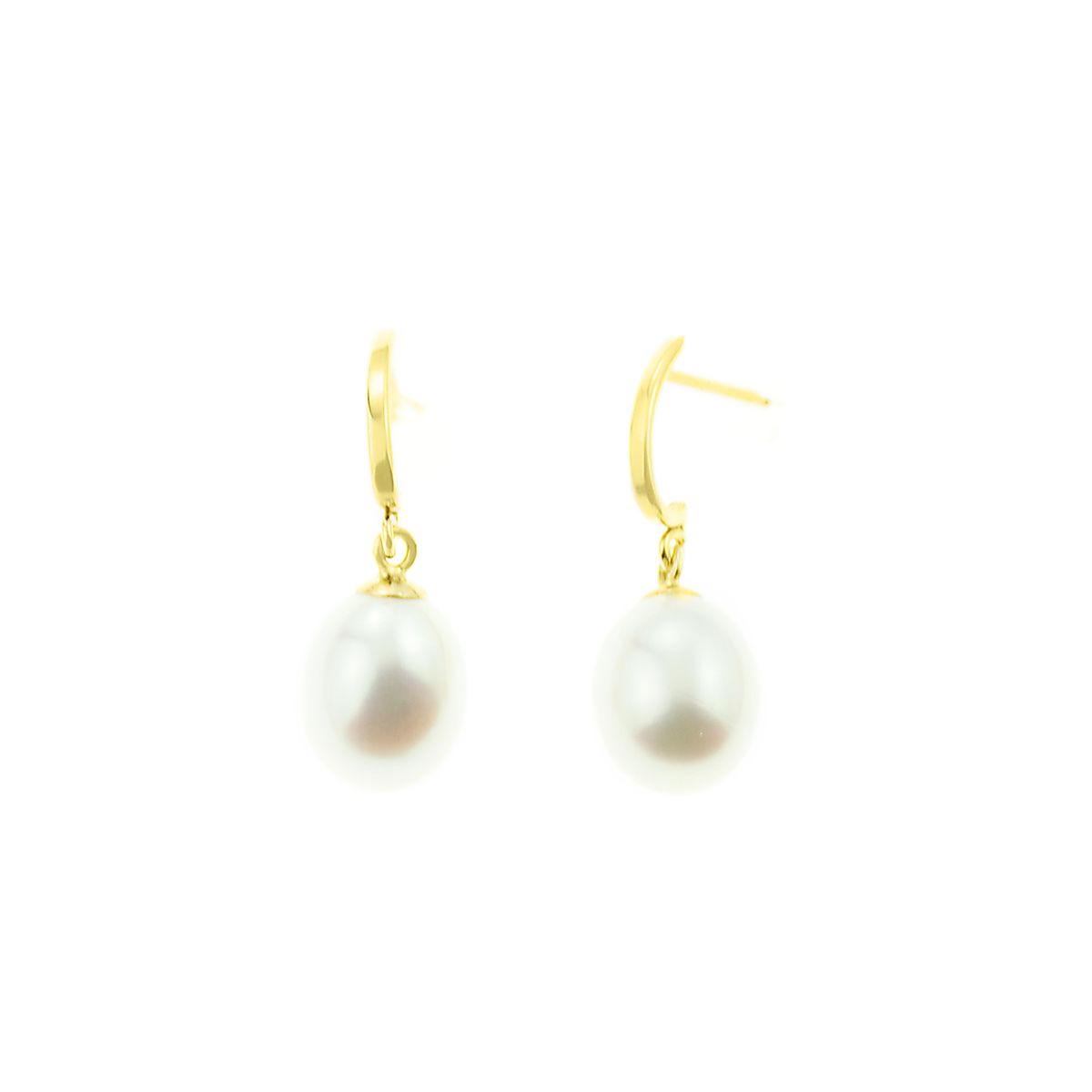 BALIQ - Aretes de Oro 18K Con Perla