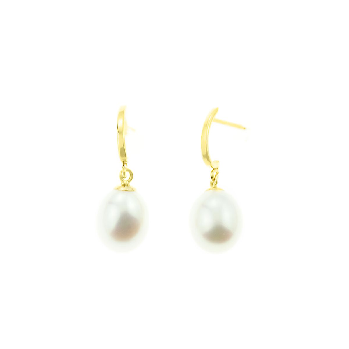 BALIQ - Aretes de Oro 18K Con Perla