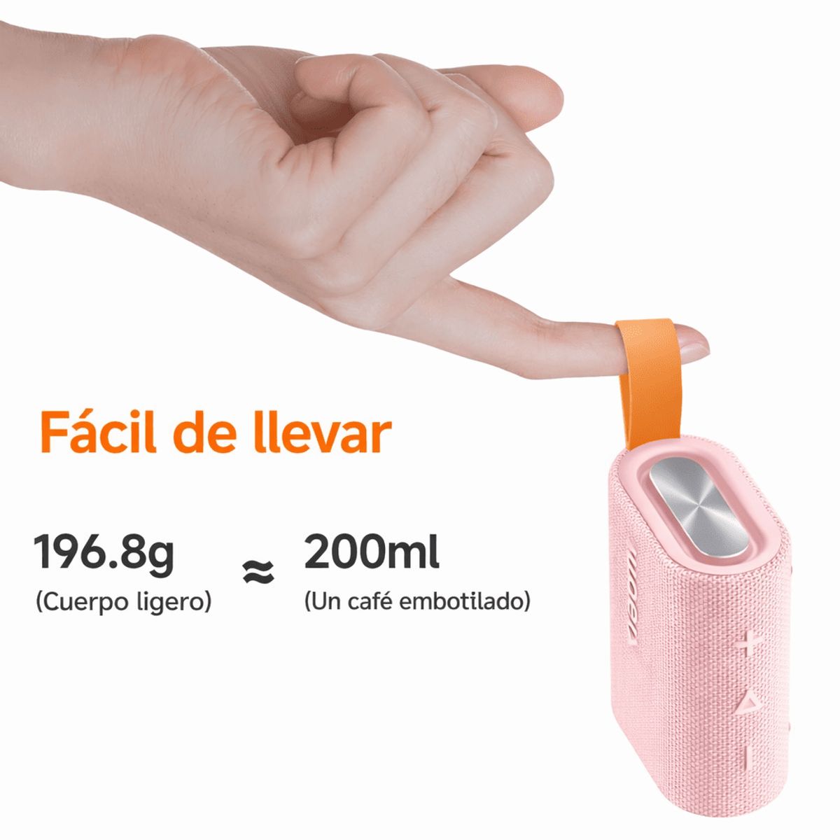 XIAOMI - Parlante Xiaomi Sonido Estéreo Bluetooh 5.4 Batería 10h Rosado