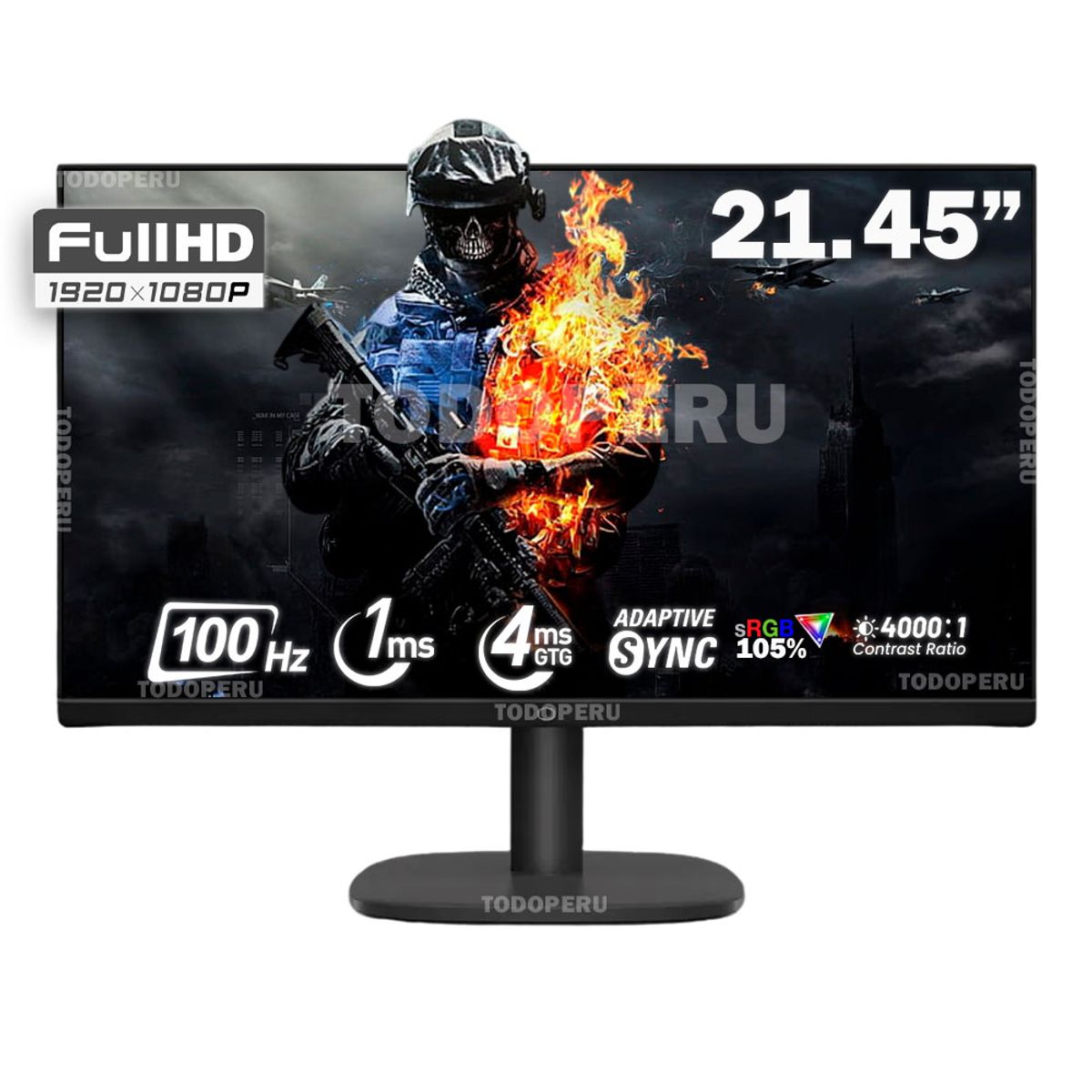 MASTER - MONITOR COOLER MASTER GA22FC PLANO 22 FHD VGA