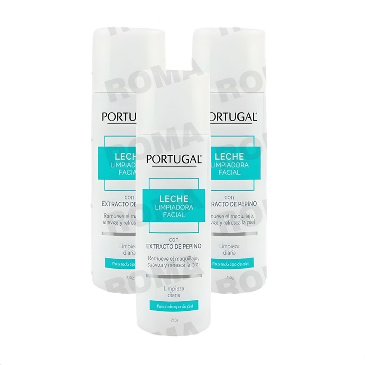PORTUGAL - PACK 3 LECHE LIMPIADORA FACIAL 210G PORTUGAL