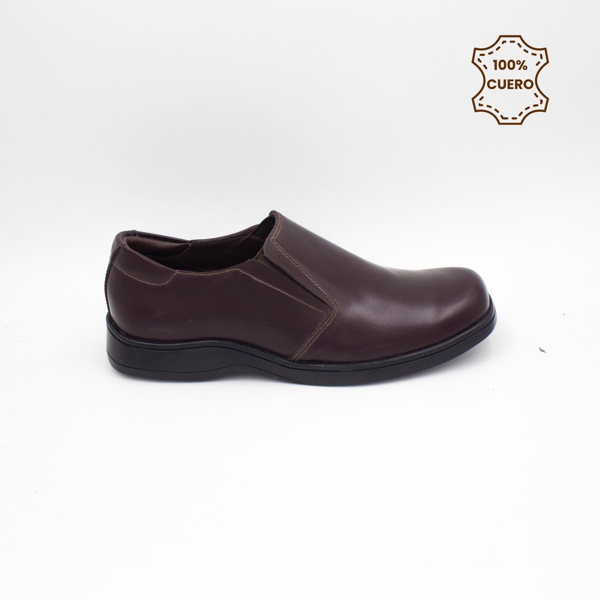 FAR WEST - Zapatos Escolares - Colegio Mocasín Niño Rafael Cuero Guinda