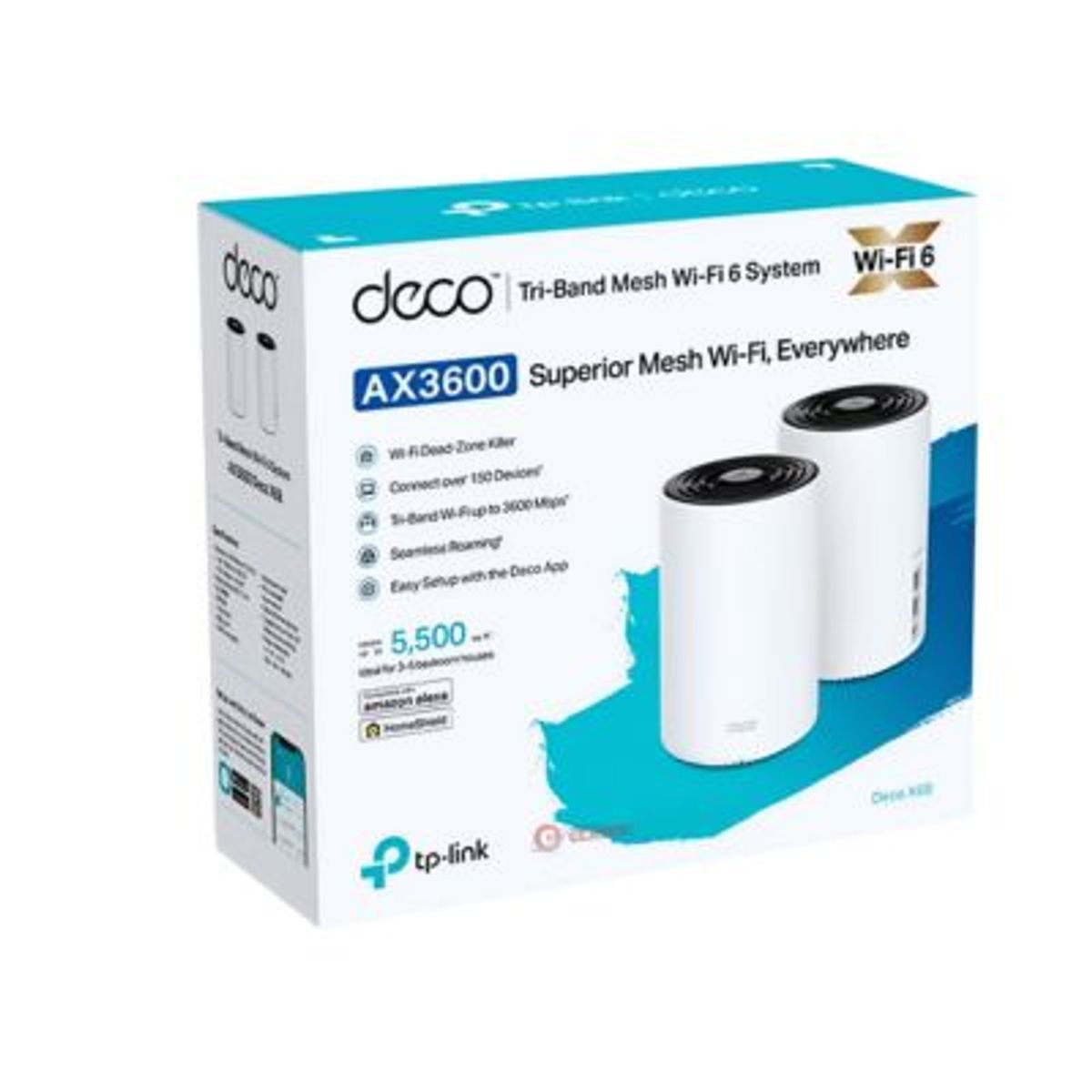 TP LINK - SISTEMA WIFI MESH TP-LINK DECO X68-2 AX3600 PACK 2