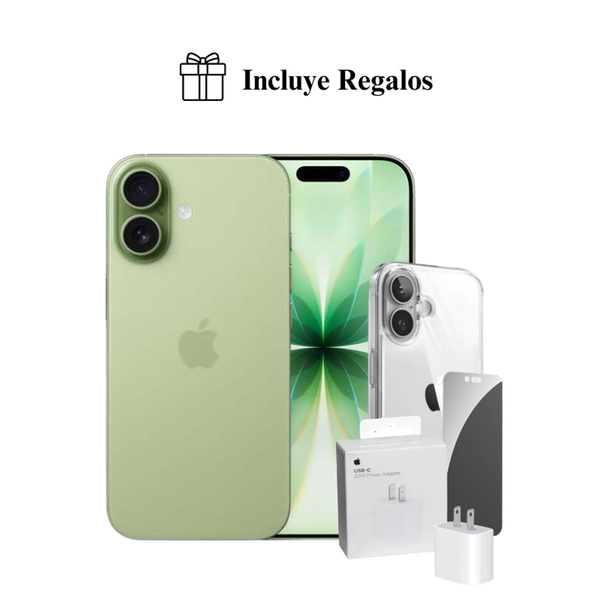 APPLE - Apple iPhone 17 256GB (eSIM) - Verde + Combo de Regalo