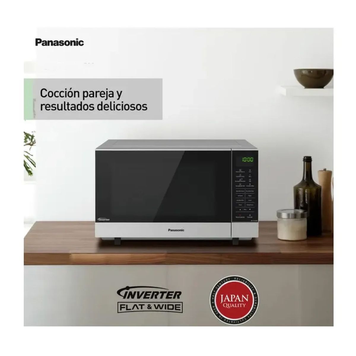 PANASONIC - Horno microondas Panasonic 27L  NN-SF564MRPM