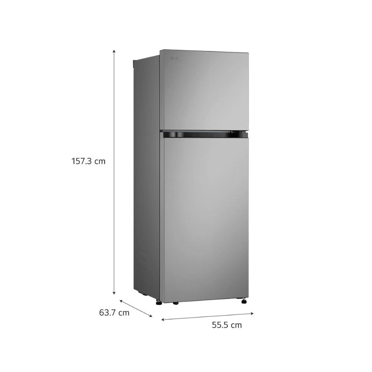 LG - Refrigeradora LG VT26BPY 264L Linear Cooling Top Freezer Plateada